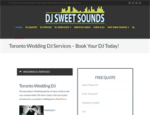 Tablet Screenshot of djsweetsounds.com